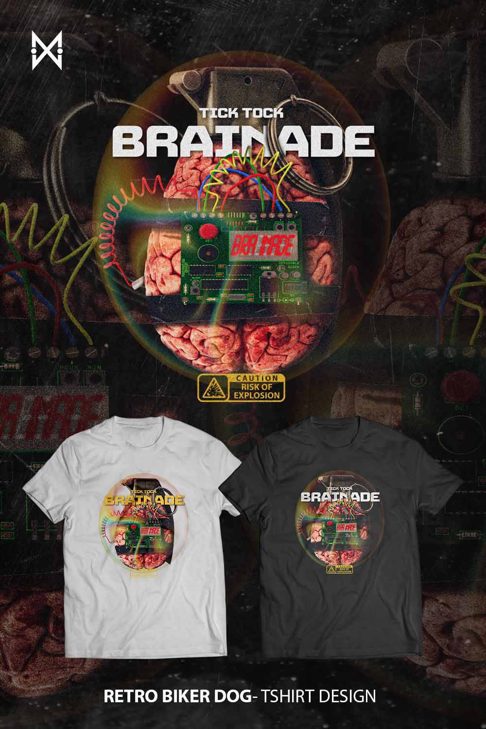 Brainade – Graphic T-shirt Design (Streetwear Style)