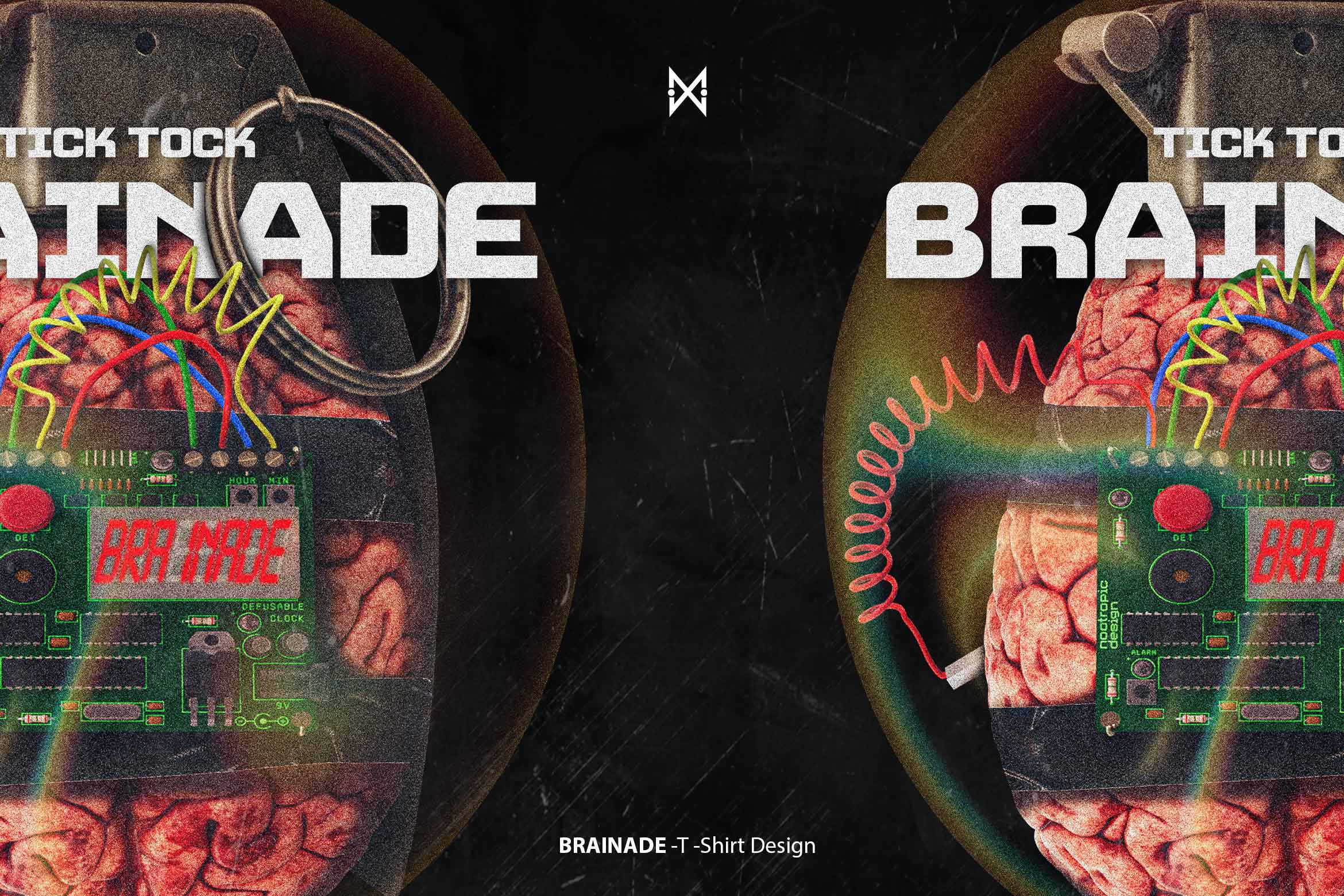 Brainade – Graphic T-shirt Design (Streetwear Style)