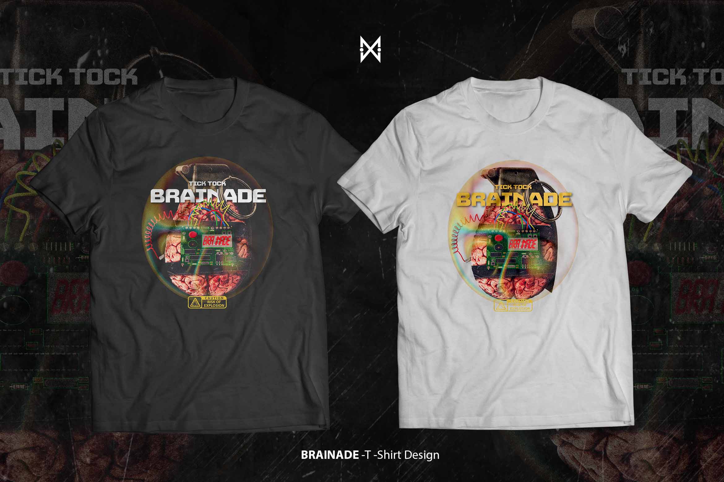 Brainade – Graphic T-shirt Design (Streetwear Style)