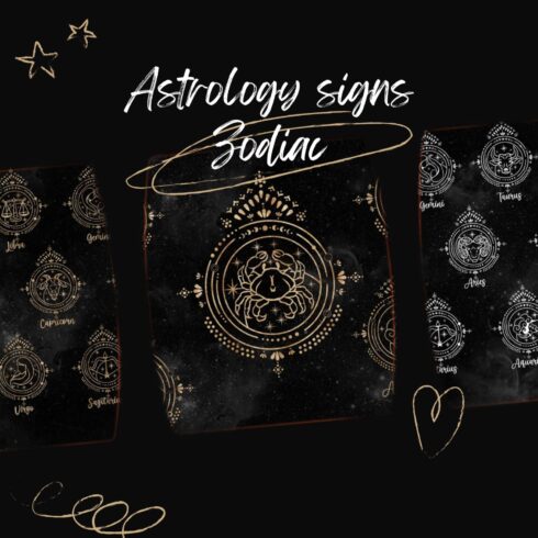Astrology Signs Svg/ Zodiac Sign Svg.