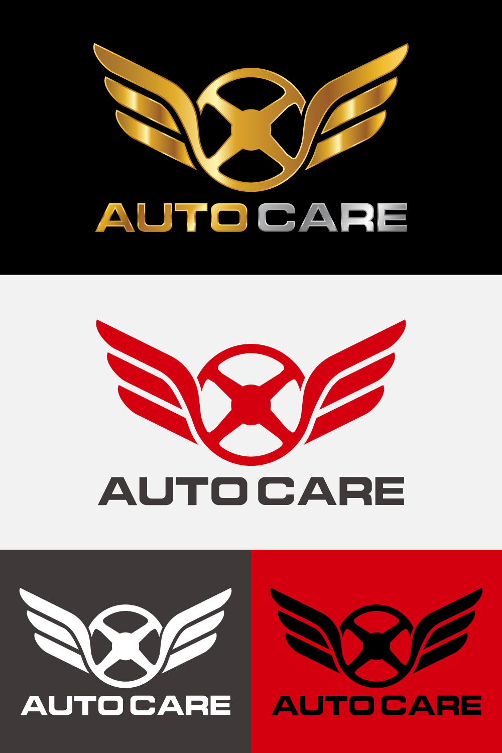 Automotive Logo Sign Symbol Pinterest collage image.