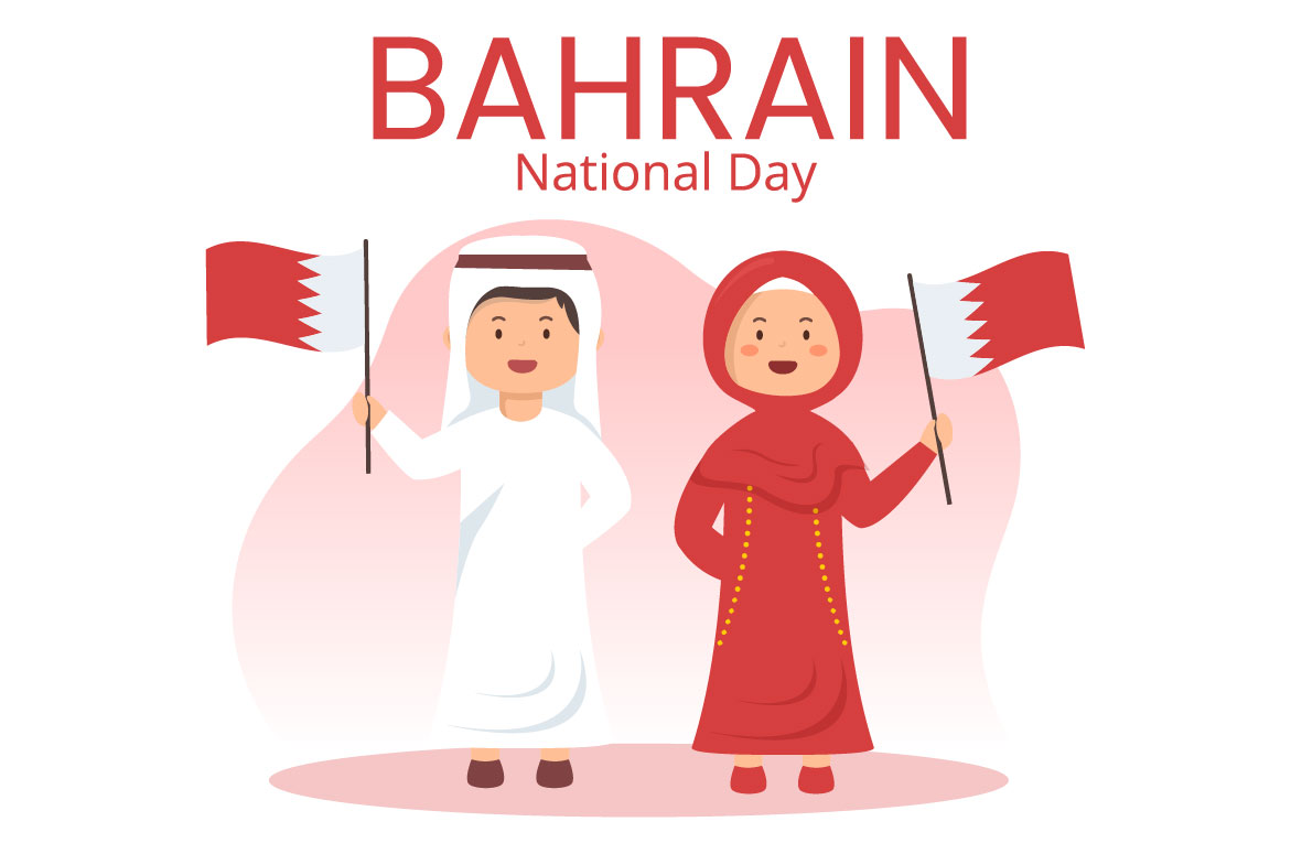 14 Bahrain National Day Illustration.