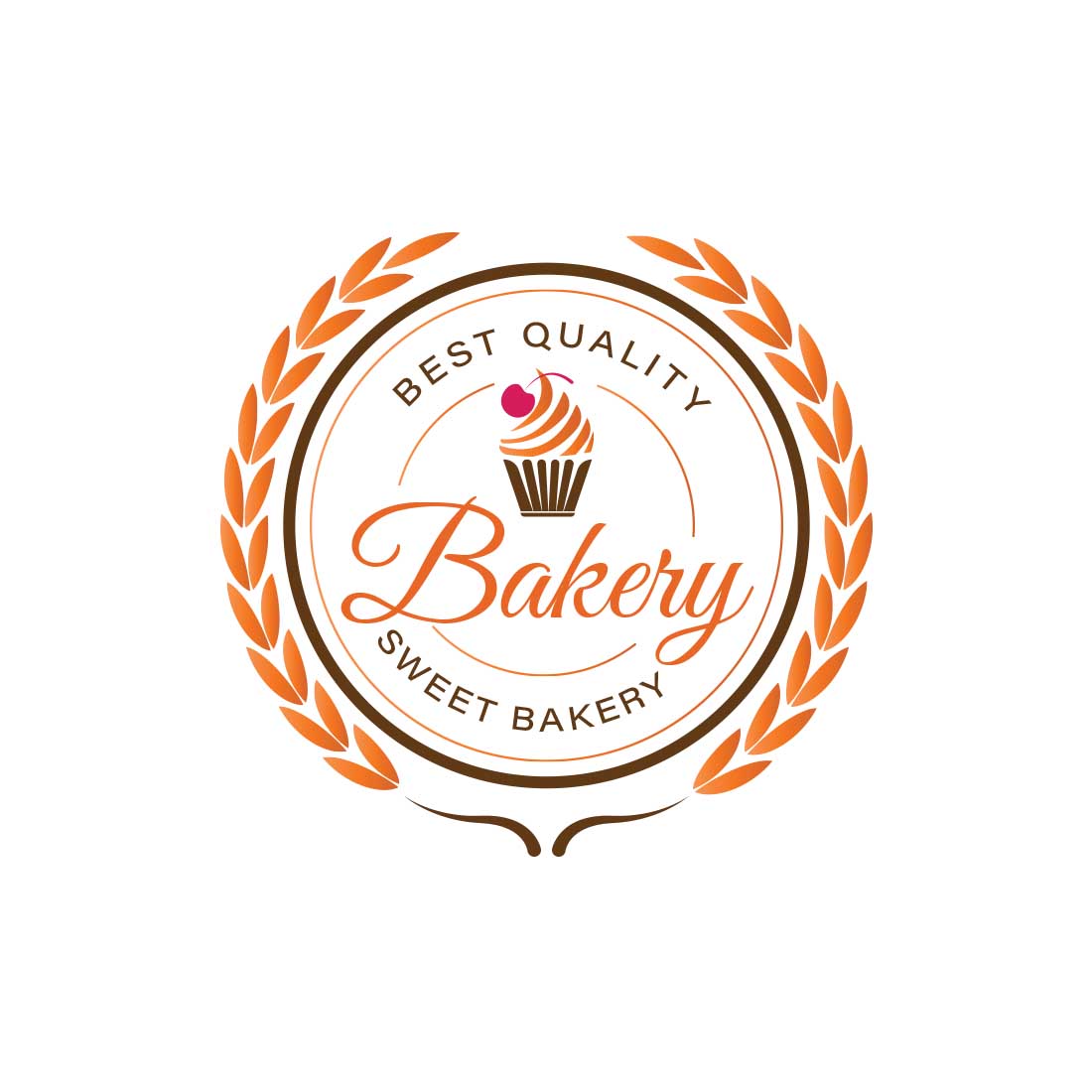 Preview bakery logo design.