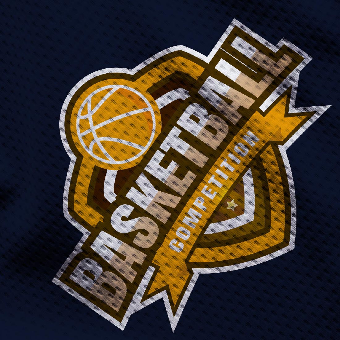 Logo Emblem of Basketball Competition facebook image.
