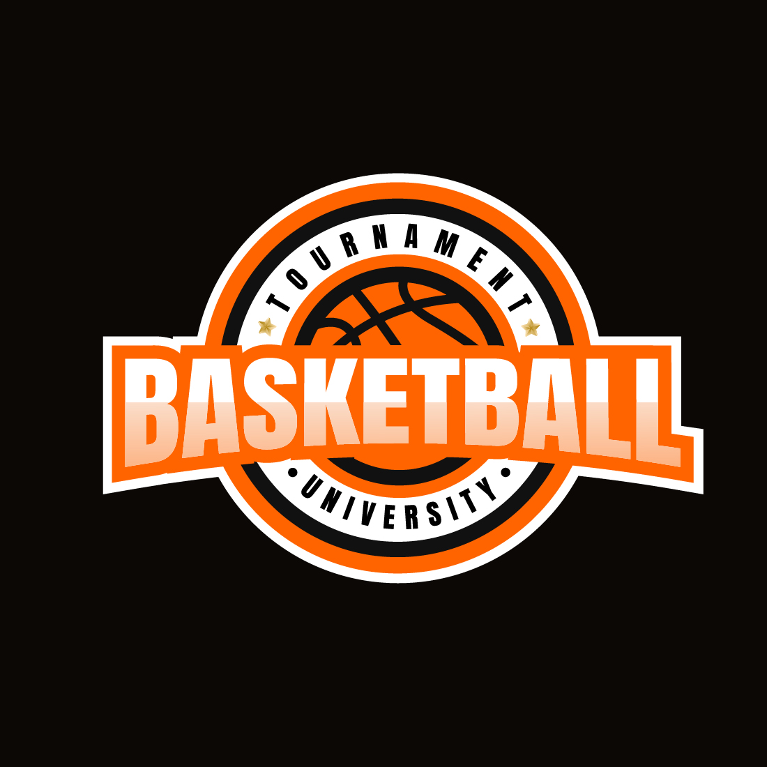 Basketball Championship Logo Template