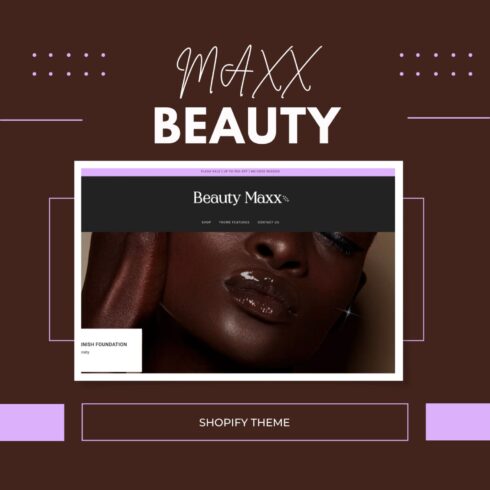 Beauty Maxx Shopify Theme - main image preview.