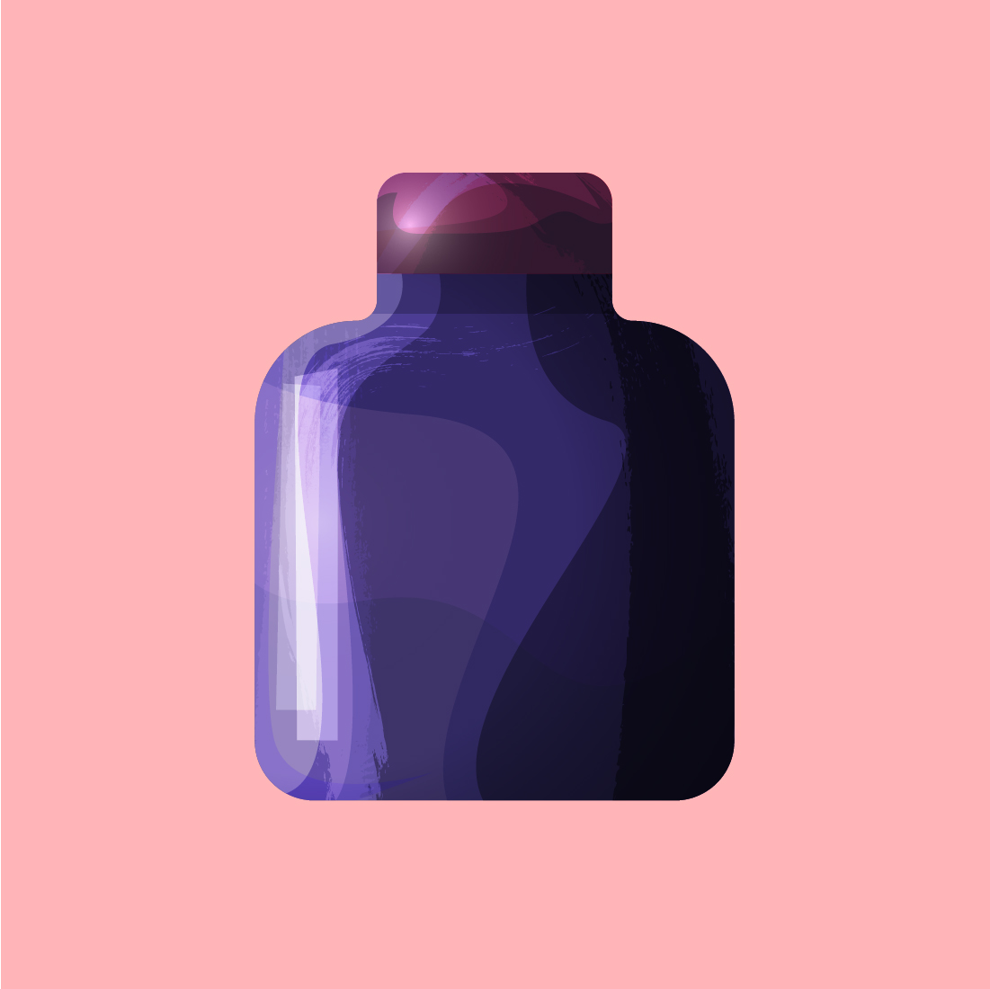 Beauty Perfume Bottle Packaging Illustrations preview image.