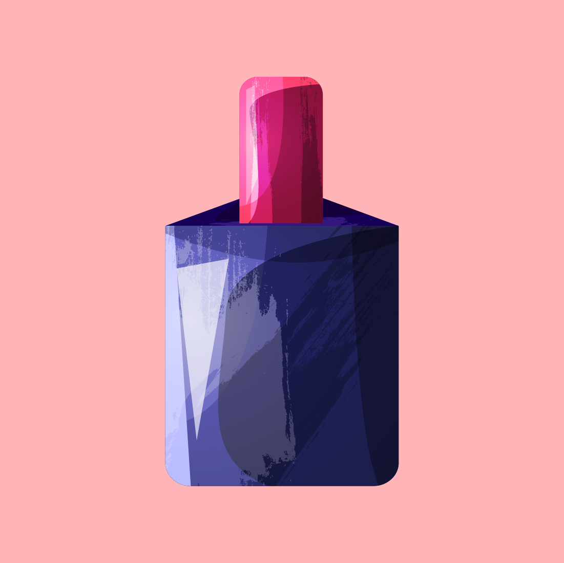 Beauty Bottle Perfume Packaging Illustrations preview image.