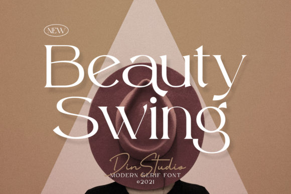 White lettering "Beauty Swing" in serif font against a beautiful image.