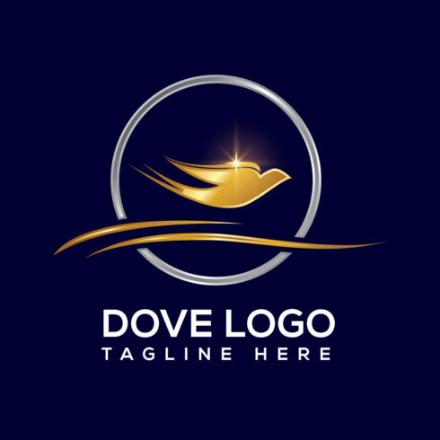 Abstract Flying Dove Logo cover image.