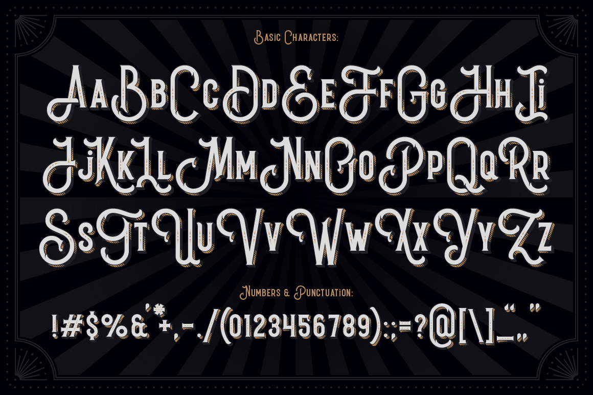 Typeface Font Retro Black Queen preview image.