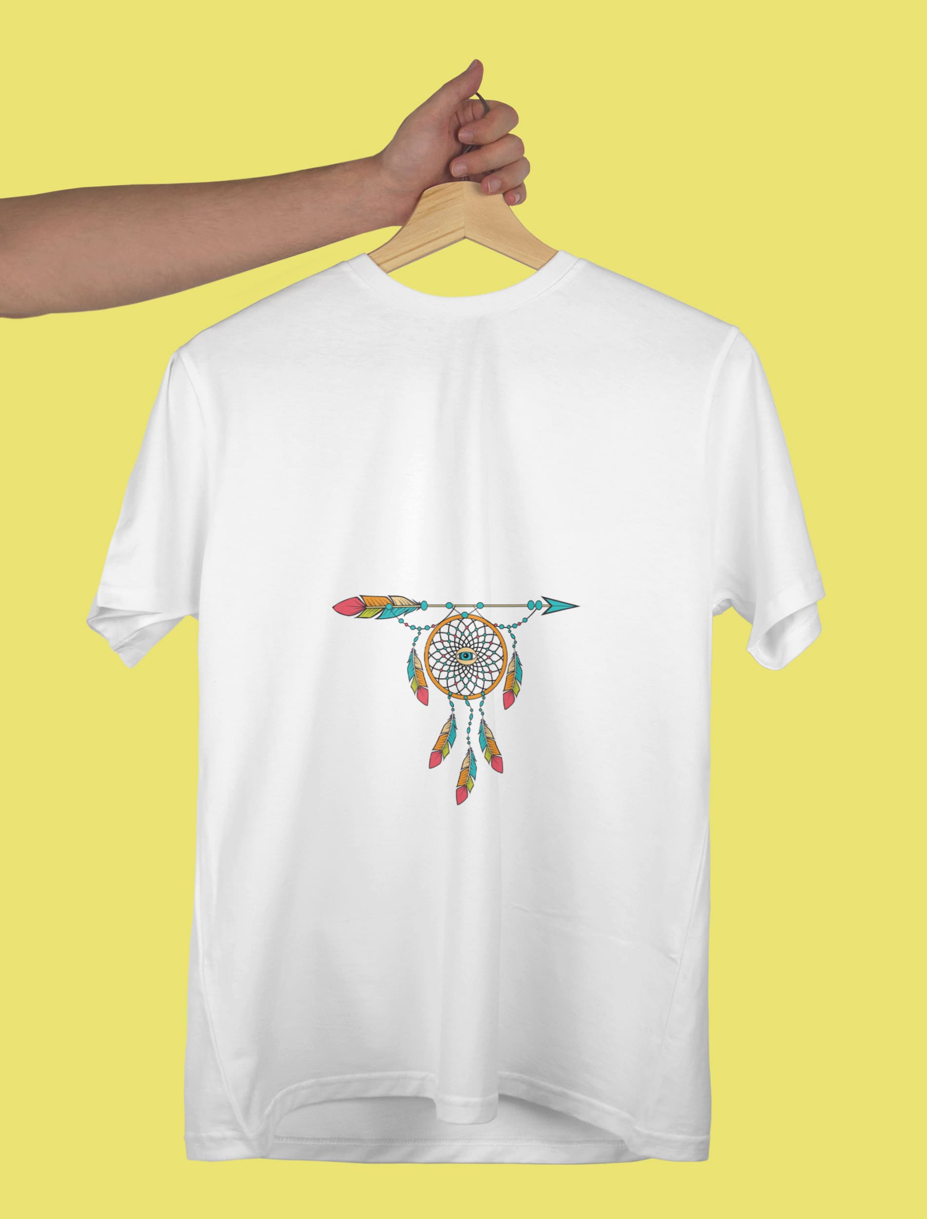 GBoho hippie themed t-shirt design.