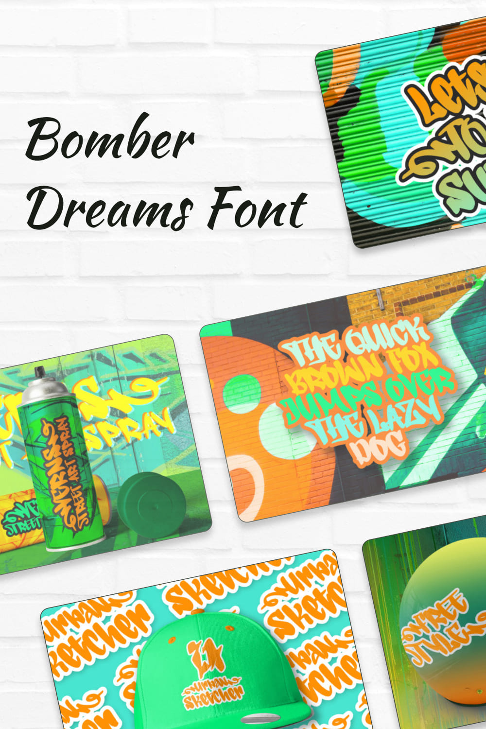 Bomber Dreams Font - Pinterest.