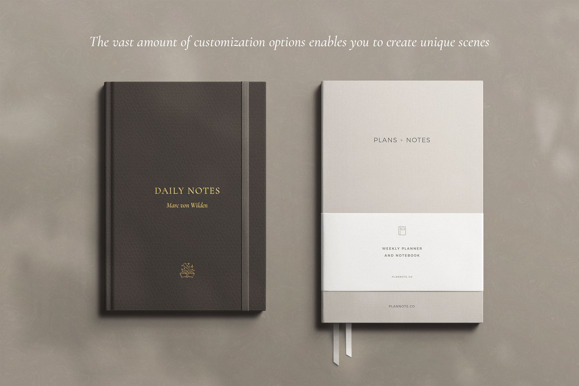Images of notebooks with irresistible design.