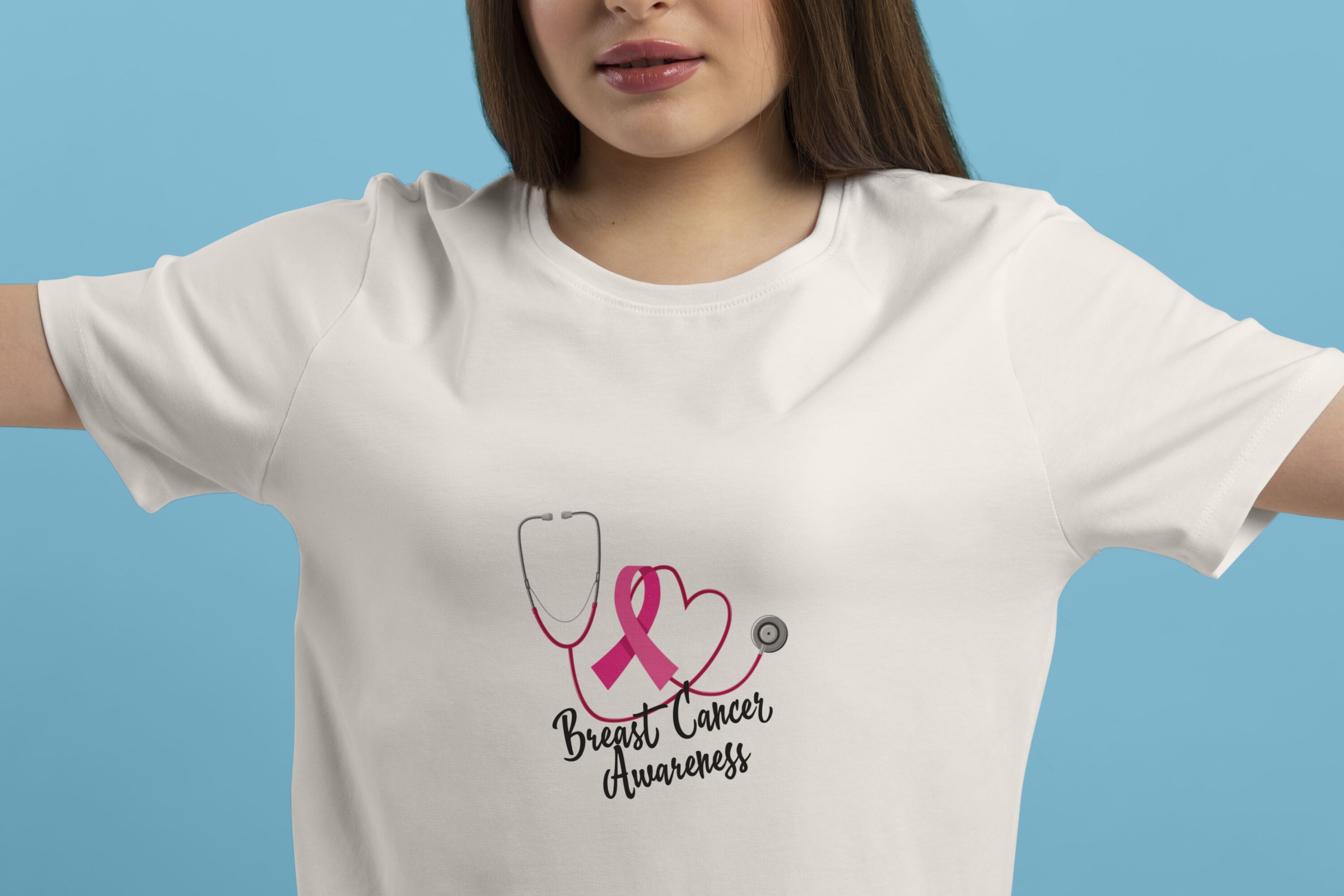 Full medicine illustration for support breast cancer.