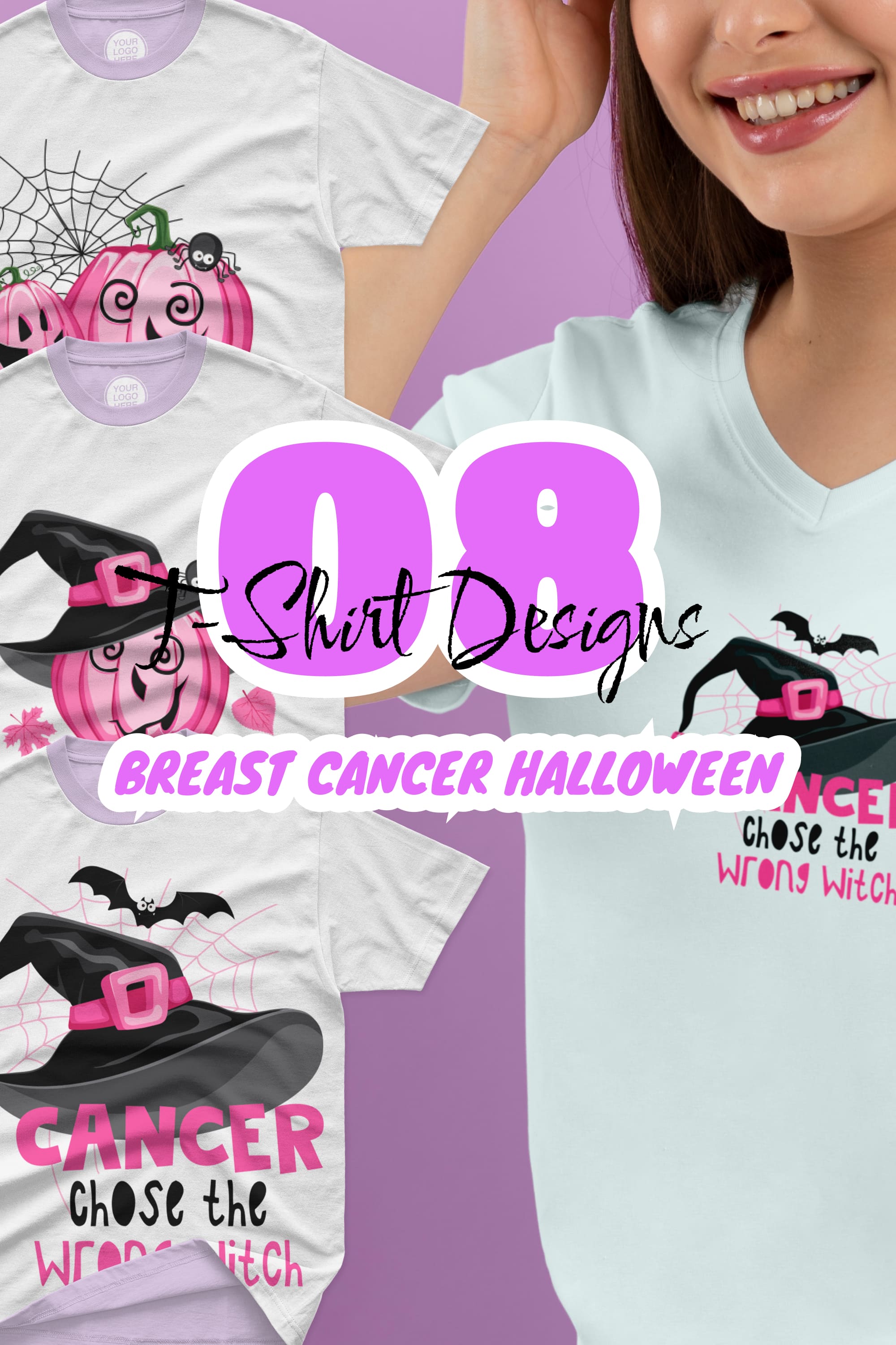 breast cancer halloween t shirt designs bundle pinterest 996