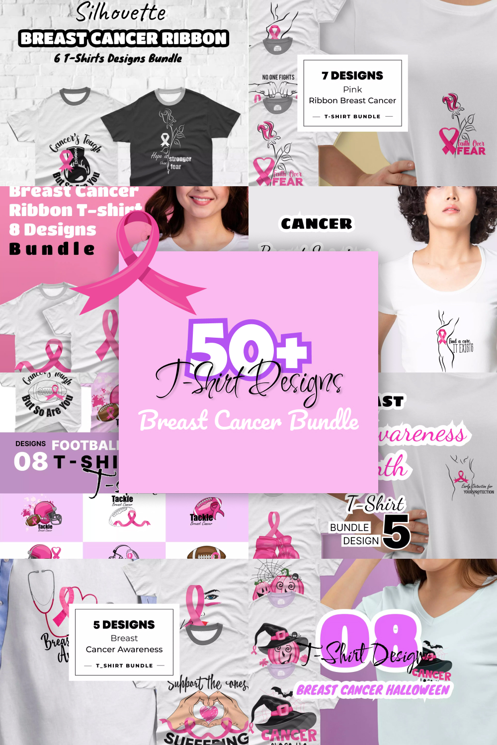 breast cancer t shirt designs bundle pinterest 822