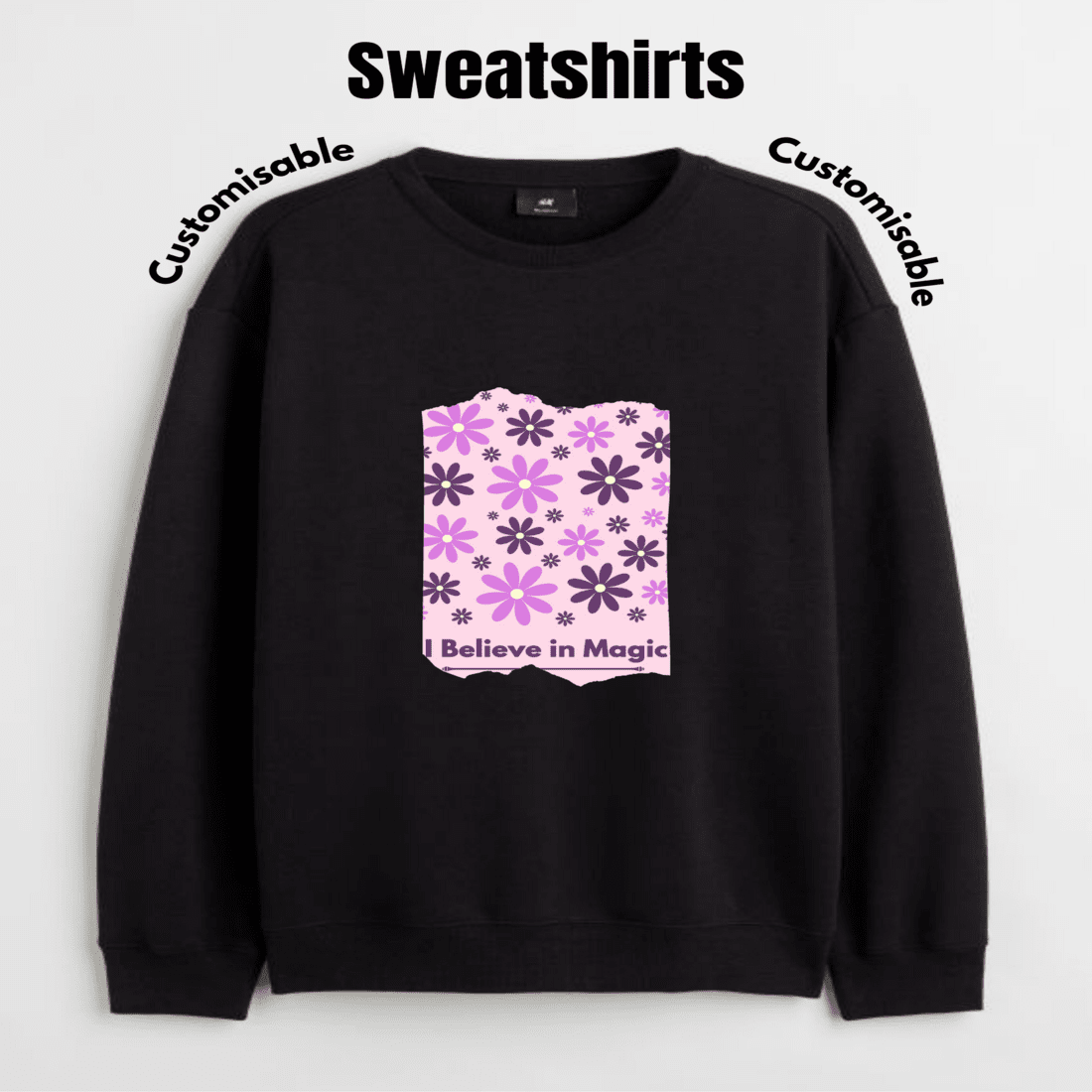 Sweetshirt Flover Violet Graphics preview image.
