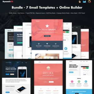 15+ free email design templates | figma Images High... Ultimo - Bundle Of 32 Email Templates – MasterBundles