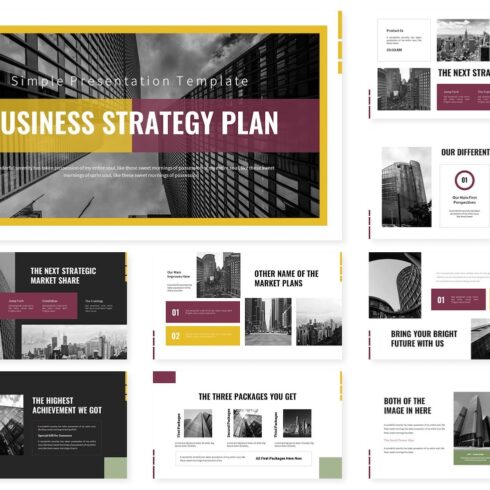 Business Strategy Plan | Google Slides Template – MasterBundles