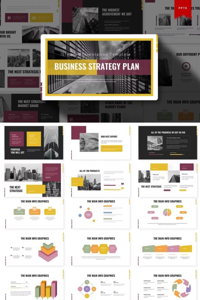 Business Strategy Plan | Powerpoint Template – MasterBundles