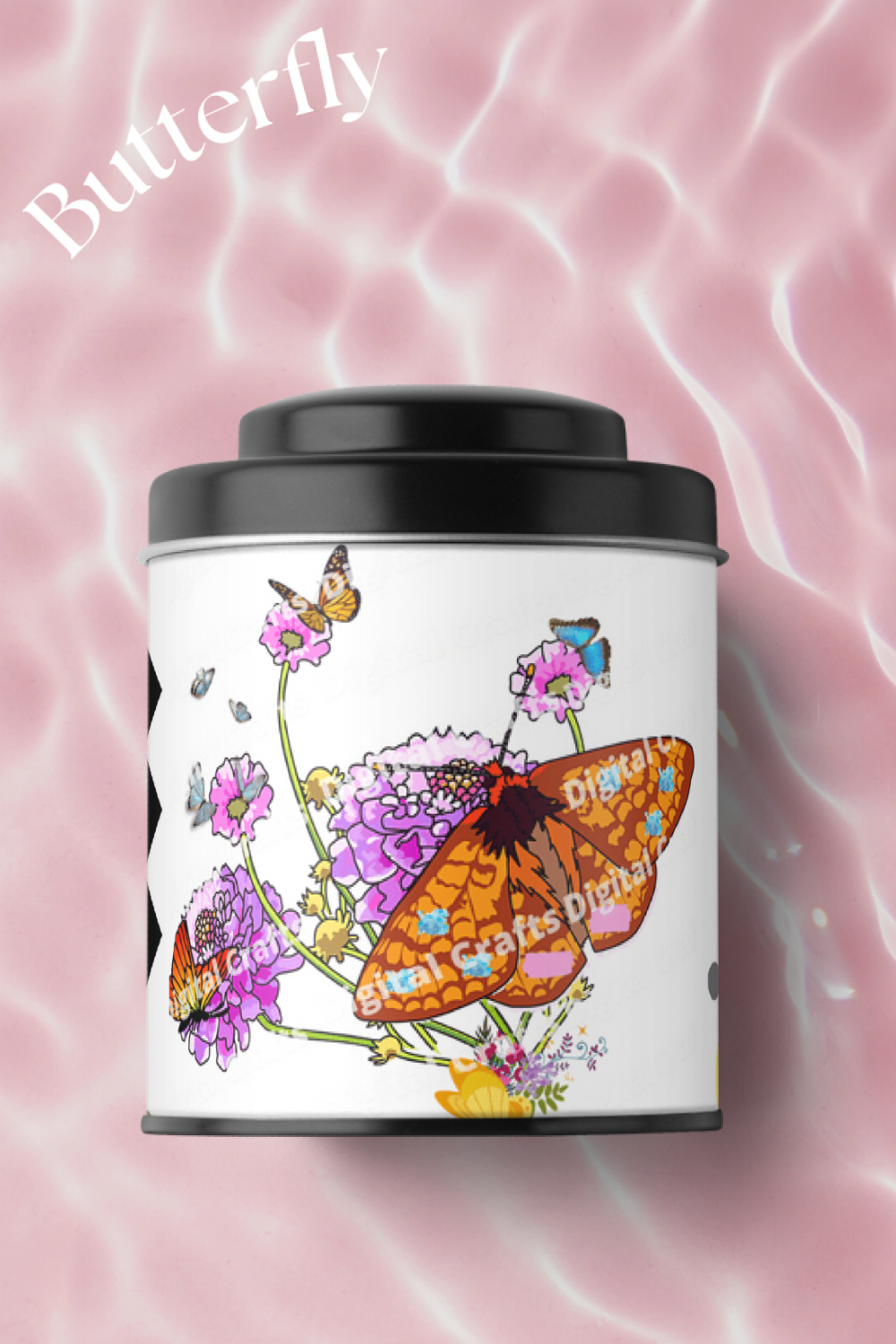 butterfly with flower sublimation 1 47