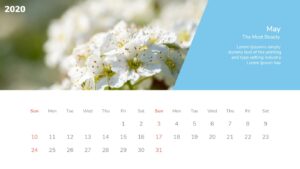 Calendar Powerpoint Template – MasterBundles