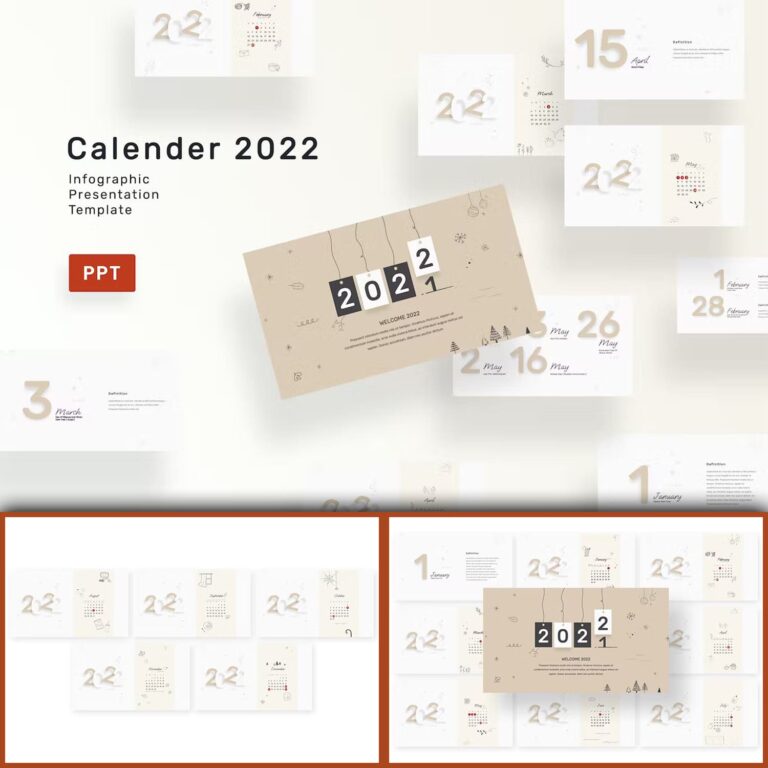 Calendar Powerpoint Examples Calendar - Powerpoint Template – MasterBundles