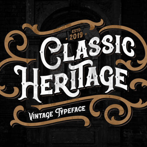 Classic Heritage Typeface main cover.
