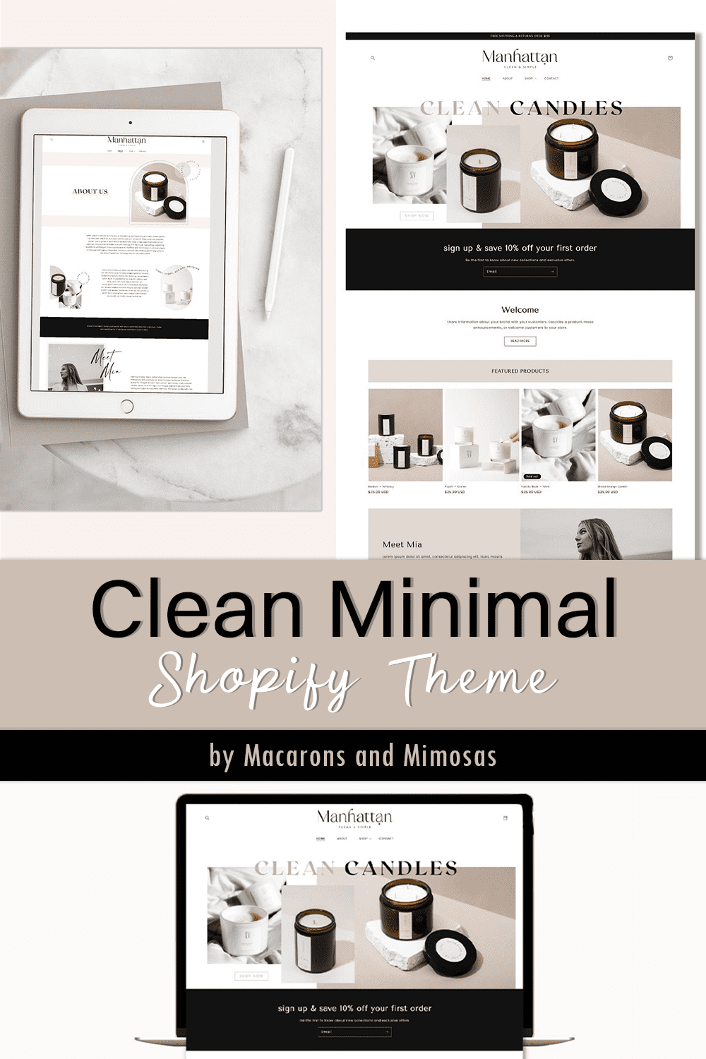 clean minimal shopify theme pinterest 640