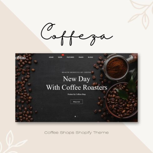 Coffeza - Coffee Shops Shopify Theme - main image preview.