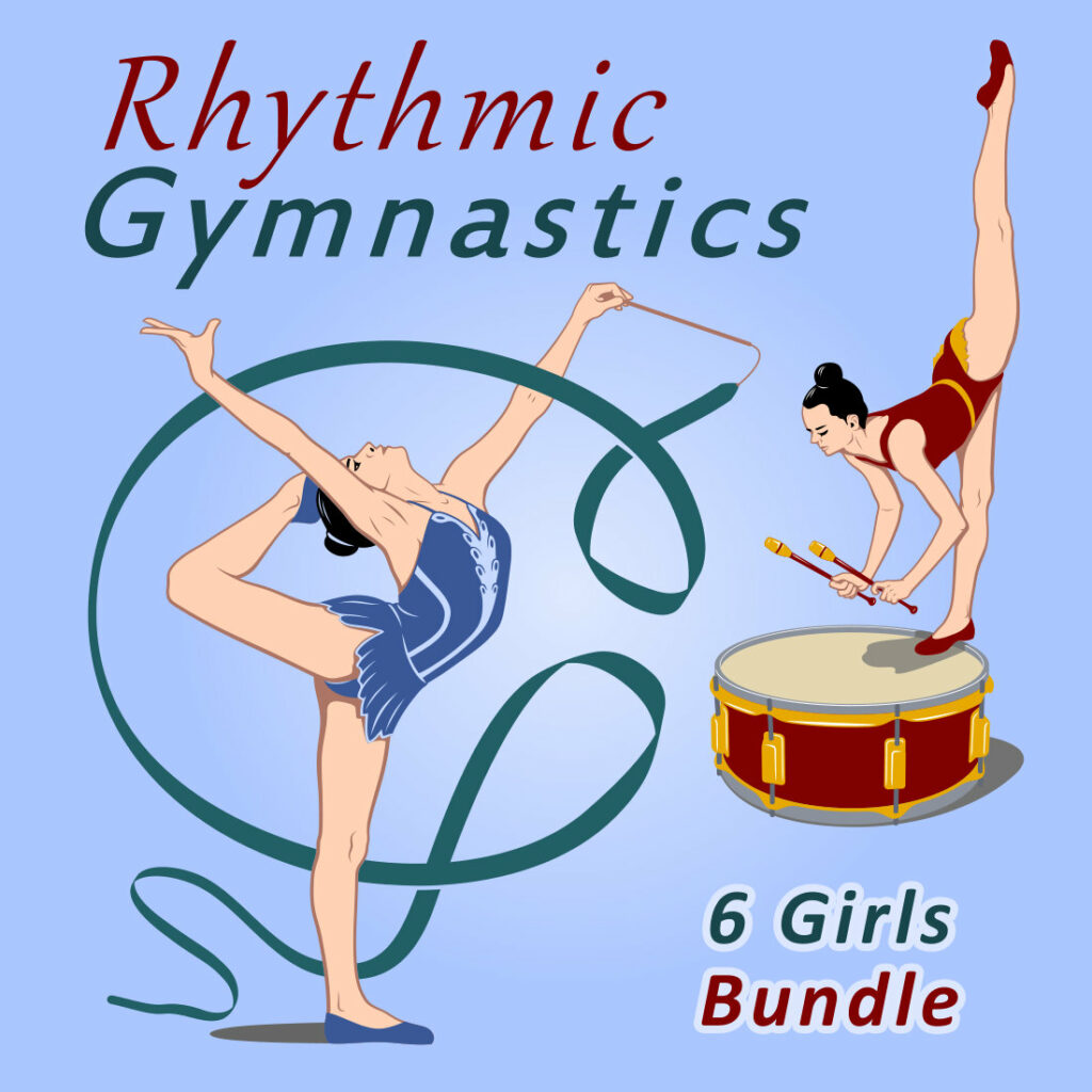 Rhythmic Gymnastics Design Graphics Bundle MasterBundles