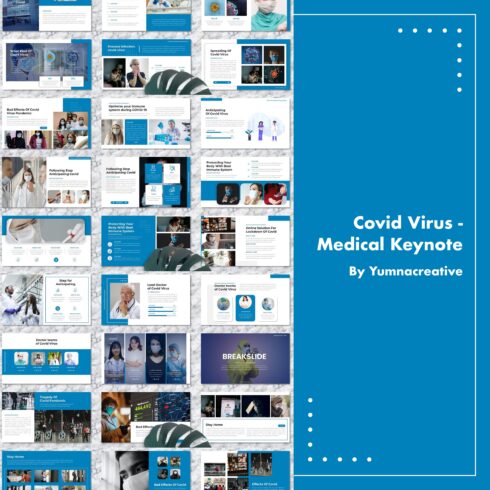 Covid Virus Medical Keynote - main image preview.