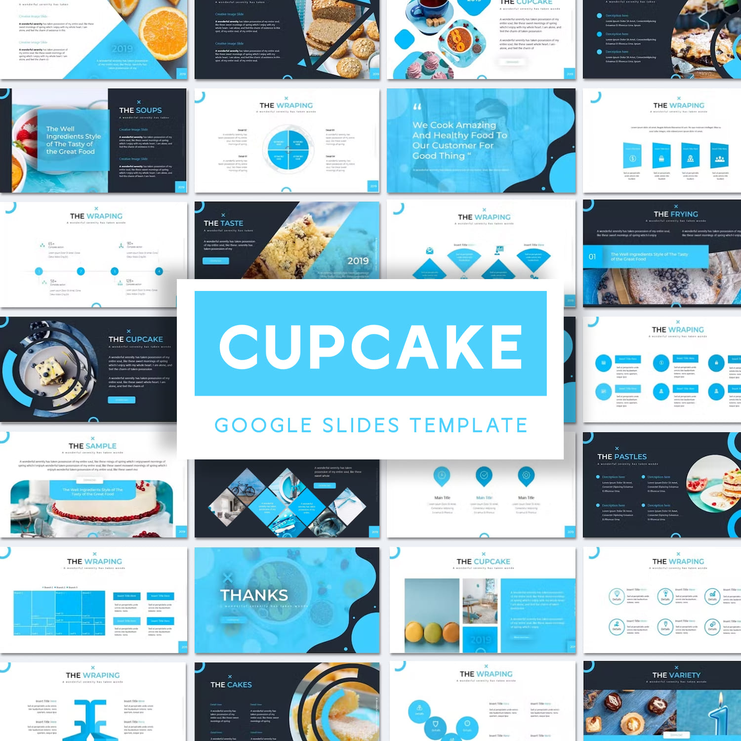 Cupcake | Google Slides Template.