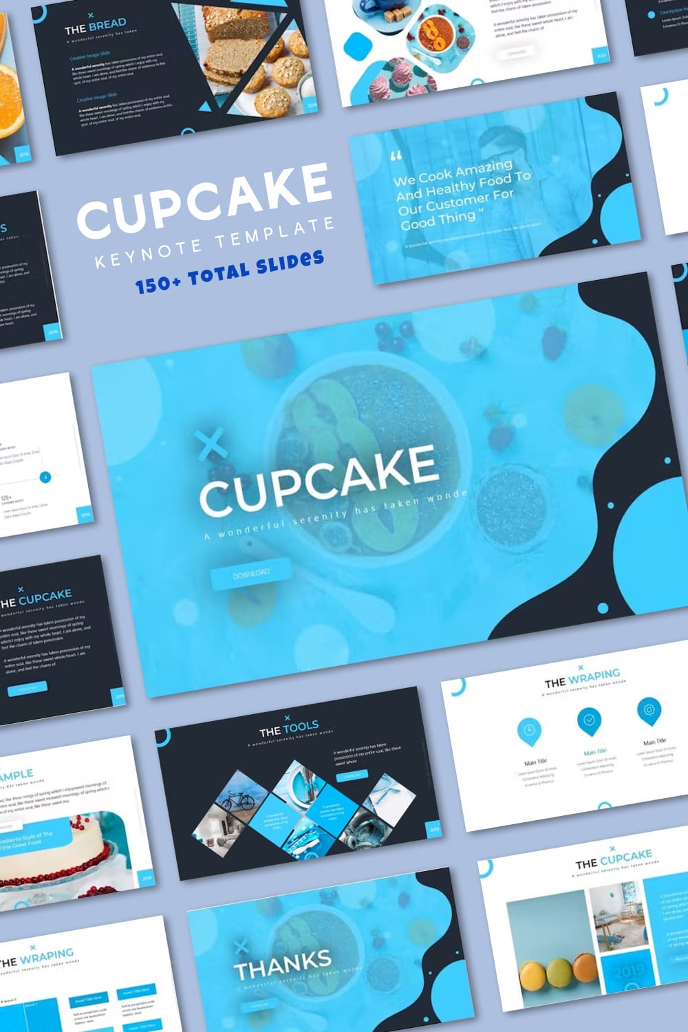 Cupcake | Keynote Template - Pinterest.