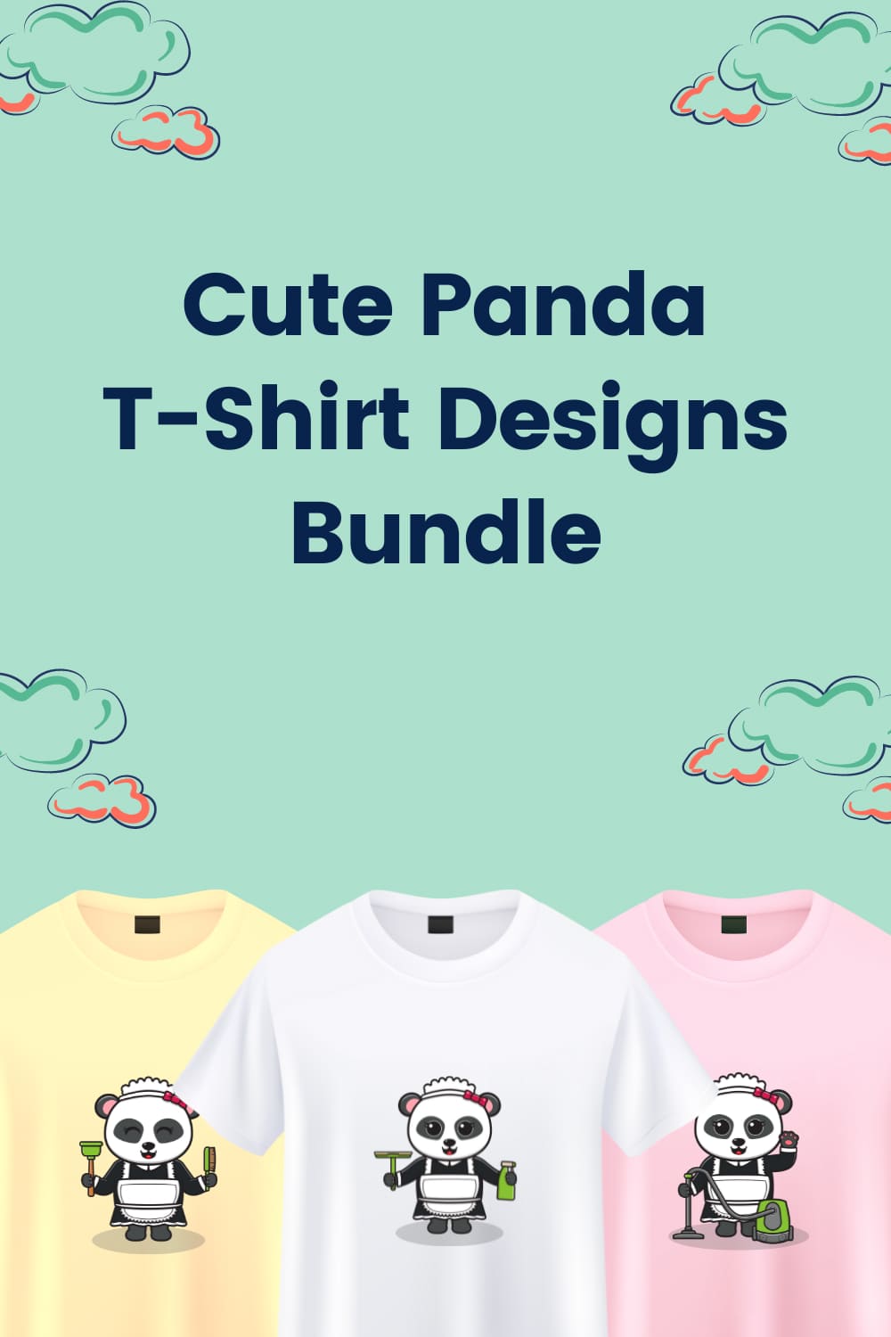 Cute Panda Svg T-shirt Designs Bundle - Pinterest.