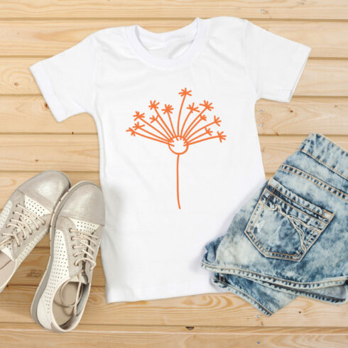 Double Take Dandelion Print Round Neck T-Shirt