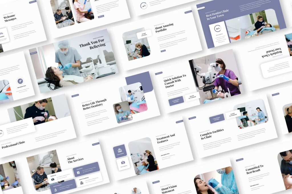 Dental Care Powerpoint Presentation Template MasterBundles