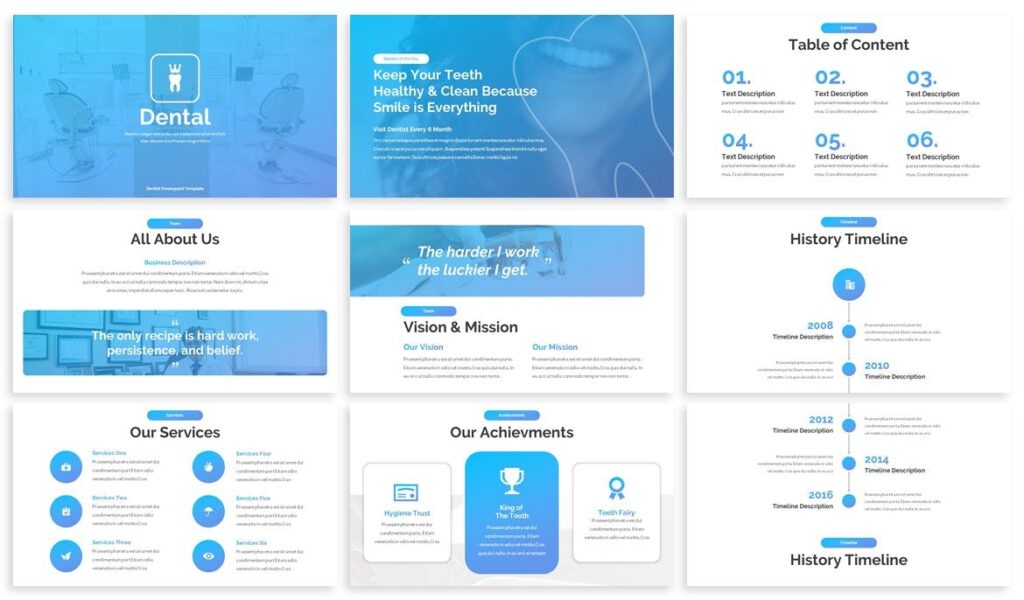 Dental - Dentist Powerpoint Template – MasterBundles