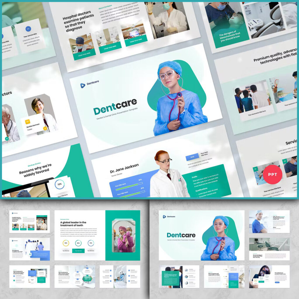 58+ Dental PowerPoint Templates For 2024 - MasterBundles