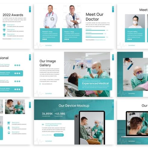 Dentalmed - Dental Clinic Powerpoint Template | MasterBundles