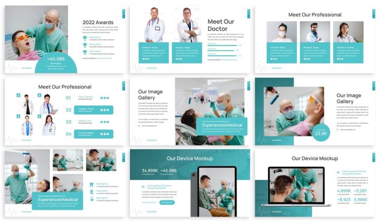 Dentalmed - Dental Clinic Powerpoint Template – MasterBundles