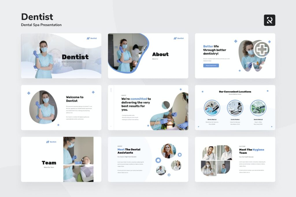 Dentist – Dental Spa Powerpoint Presentation Template – MasterBundles