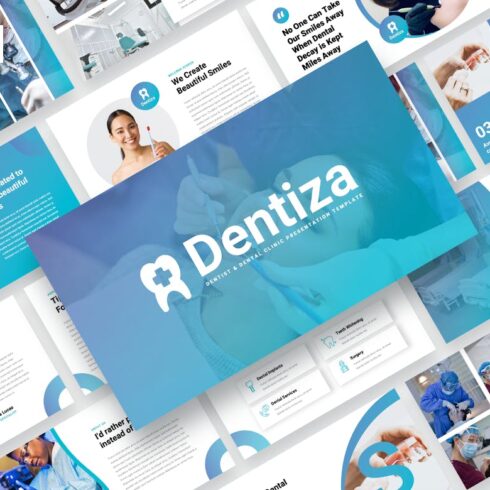 Dentiza – Dentist & Dental Clinic Powerpoint Template | Master Bundles