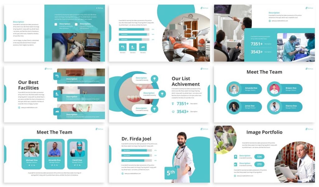 Dentosa - Dentist Google Slides Template – MasterBundles