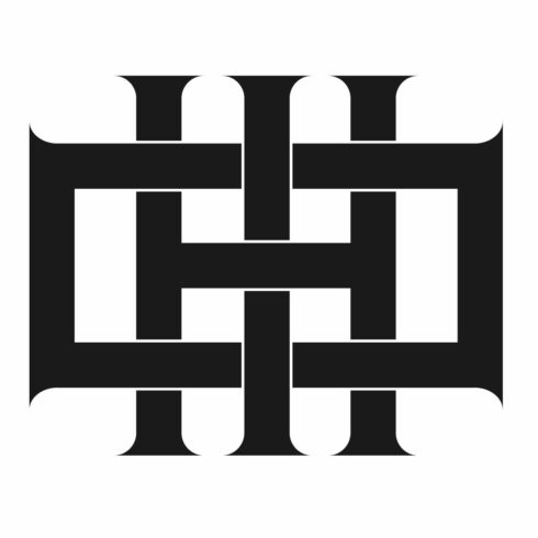 DHI Monogram Letter Logo main cover.