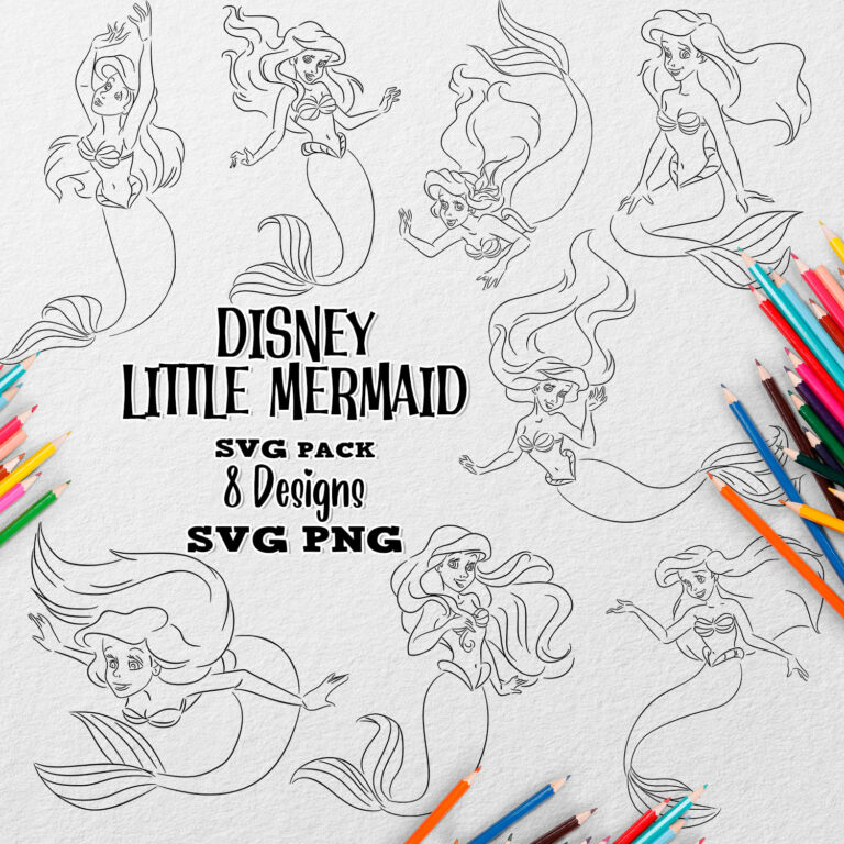 Disney Little Mermaid SVG – MasterBundles