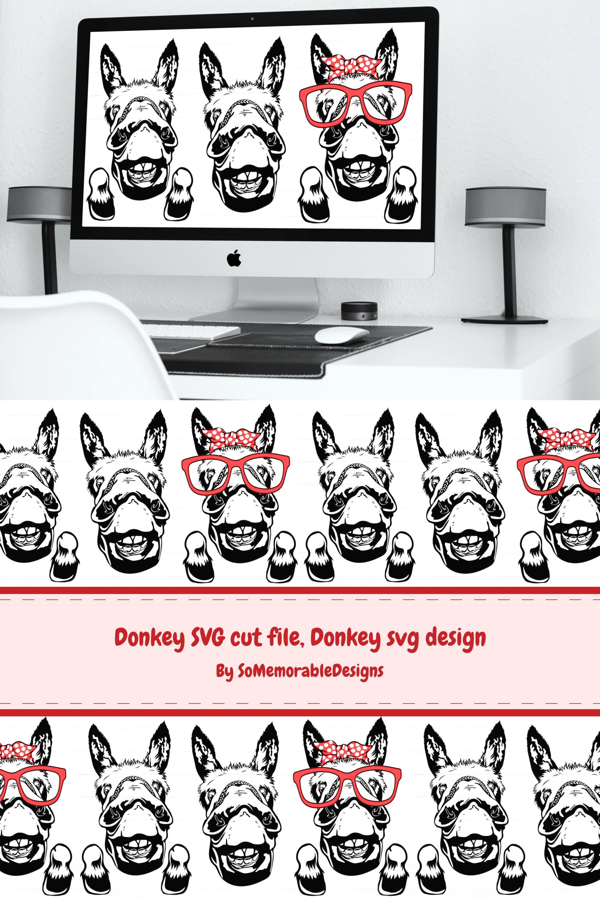 donkey svg cut file donkey svg design 03 522