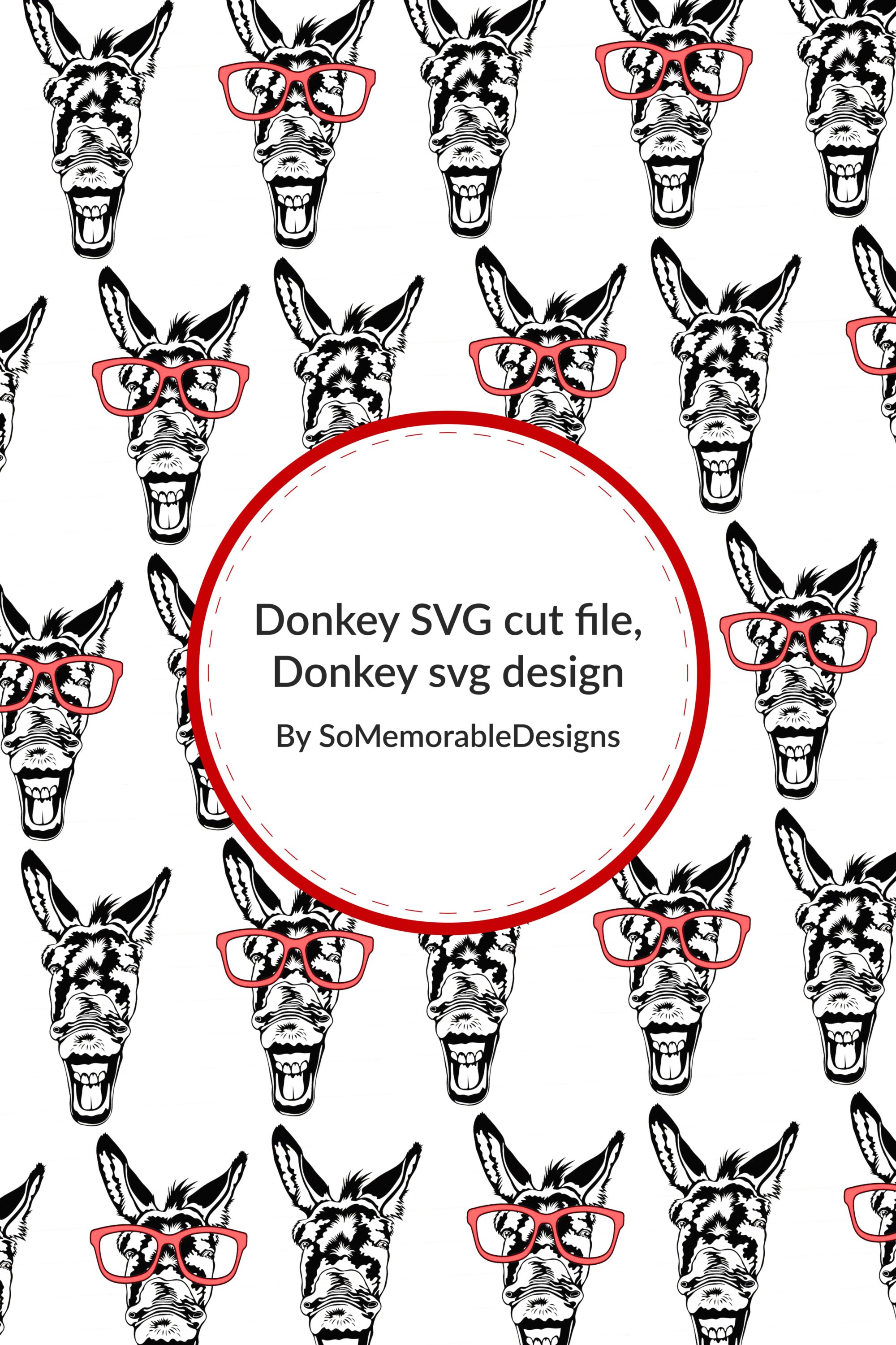 donkey svg cut file donkey svg design 03 877