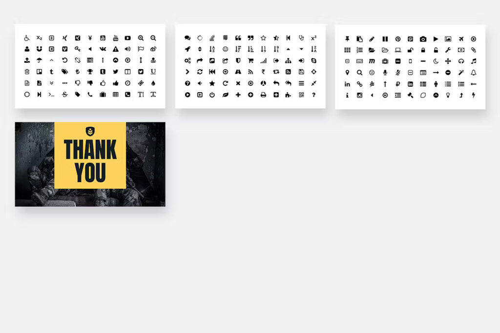Asgard - Military and Army Powerpoint Template – MasterBundles